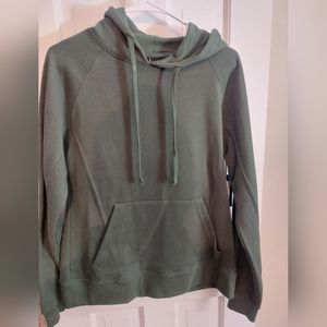 Green hoodie